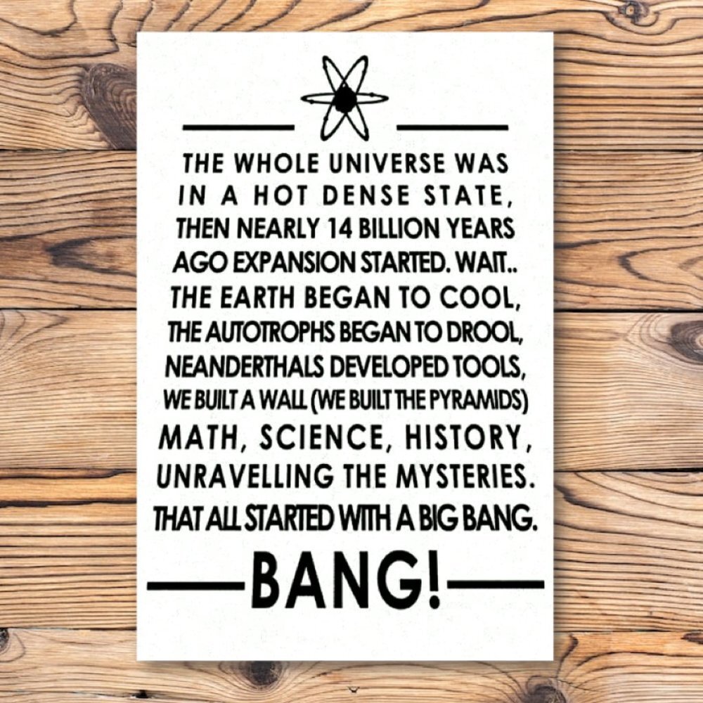 The Big Bang Theory Theme Music Song‎ Lyrics Refrigerator Locker Fridge Magnet